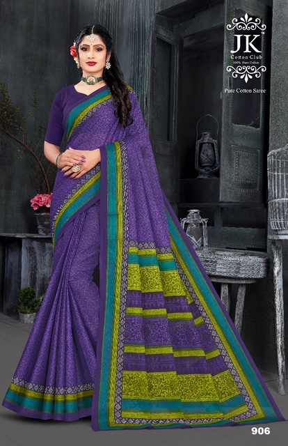 JK Kangana 9 Casual Wear Wholesale Cotton Saree Collection